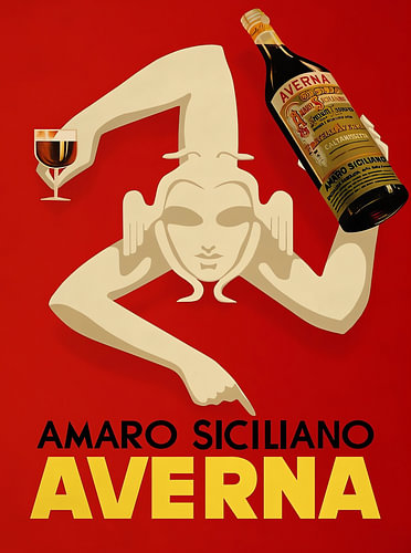 Averna-Werbung aus Sizilien