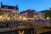 Oudegracht in the evening Utrecht