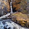 Waterfall at Opdall in Norway by Anneke Hooijer