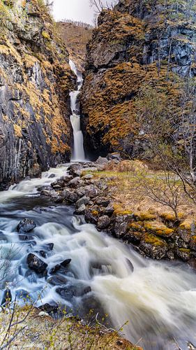 Waterval bij Opdall in Noorwegen