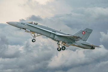 F/A-18 Swiss Hornet Solo Display Team 2022. von Jaap van den Berg
