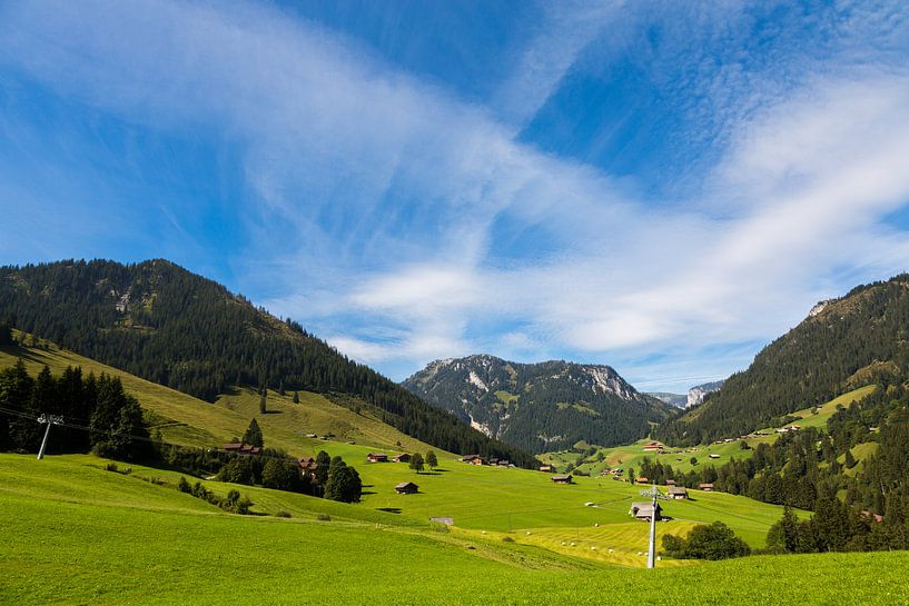 Mountain Landscape Zwitserland van Remko Bochem