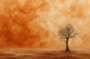 Baum im Sonnenuntergang