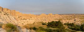 Evening light in Badlands National Park, South Dakota, USA by Jeroen van Deel