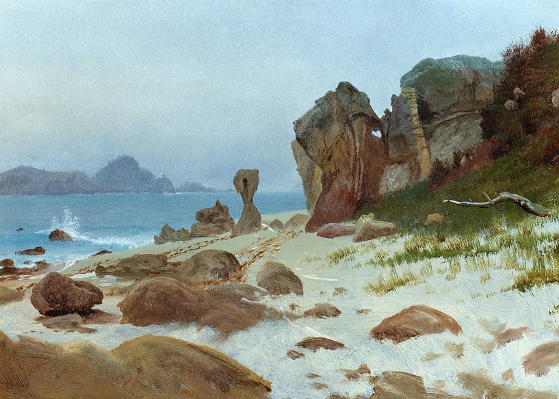 Albert Bierstadt,Monterey Bay by finemasterpiece