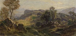 PAUL WEBER, Serpentara-Landschaft bei Olevano, 1860