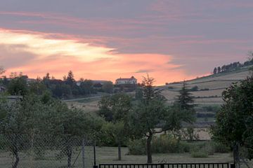 Sunset in Chanteuges
