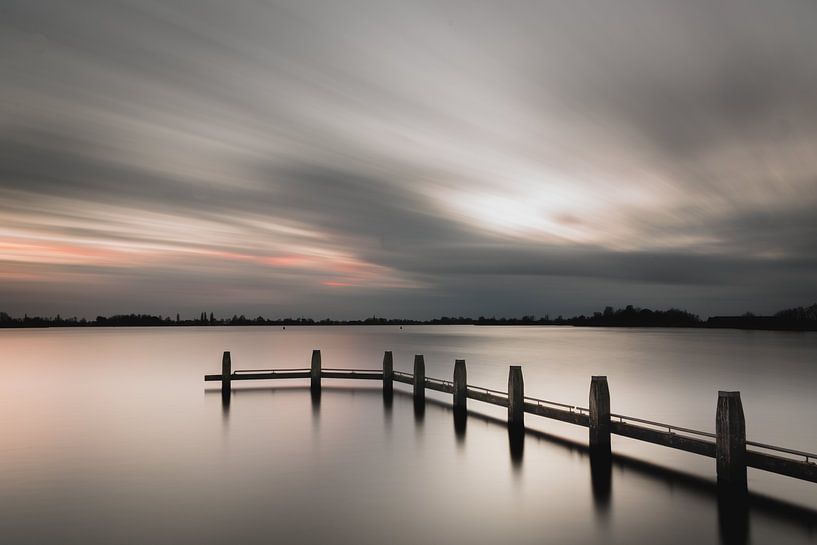 Long exposure Langweerder Wielen van Berend Negenman