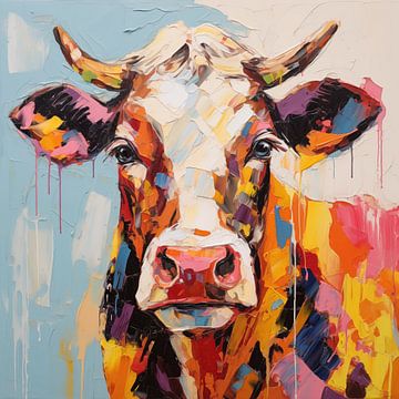 Cow in colour by KoeBoe