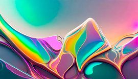 Kunstkleuren met verschillende vormen