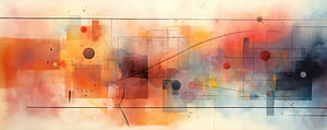 Abstrakt Bunt 206933