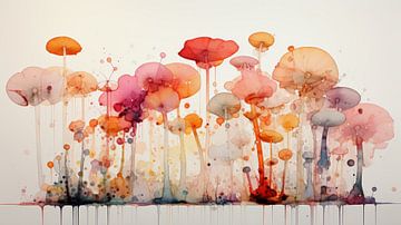Mushrooms in Pastel 5 by ByNoukk