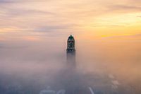 Zwolle in the mist
