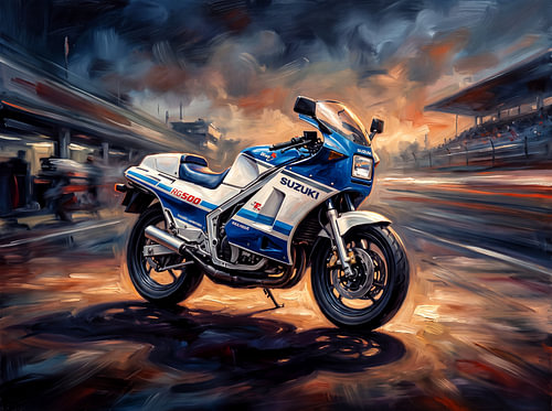 Storm Light sur la Suzuki RG500 Gamma