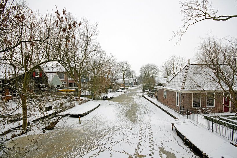 Winter in Trousers in Waterland in the Netherlands by Eye on You