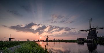 Zonsondergang Kinderdijk