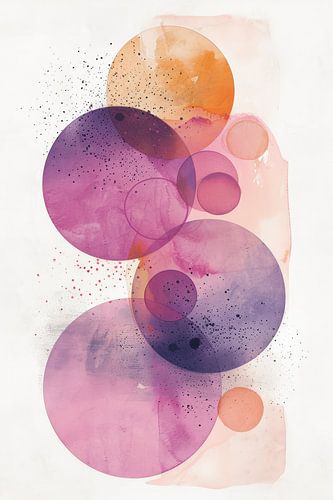 De cirkel van de kunst als ware abstracte kunst vormen