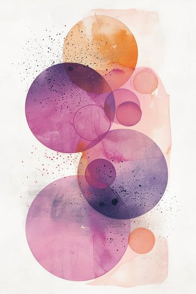 Former le cercle de l'art en tant que véritable art abstrait par Digitale Schilderijen
