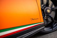Zijkant van Lamborghini Huracan Performante