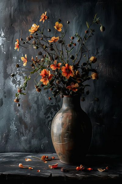 Stilleben mit Orangenblüten von Thea