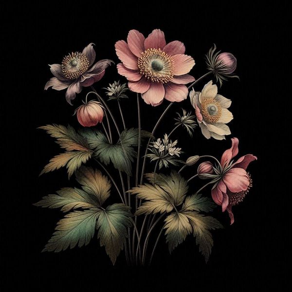 botanic pink by CanvasbyCaro