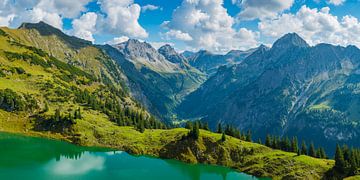 Seealpsee en Oytal, Allgäuer Alpen van Walter G. Allgöwer