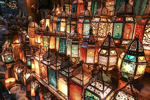 Lanterns at the market of Cairo