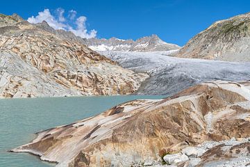De schoonheid van de Alpen: De gletsjer van de Rhône verkennen van Jeroen Kleiberg