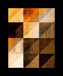 Abstrakte Geometrische Formen Retro III