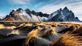 Bergen met landschap