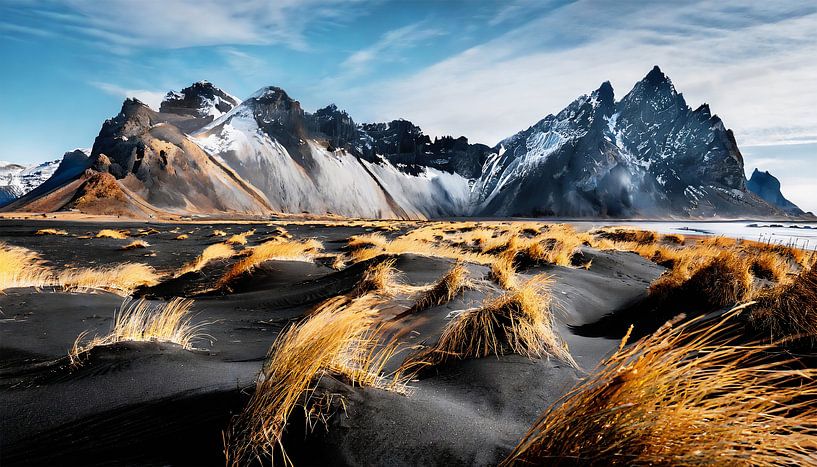 Mountains with landscape by Mustafa Kurnaz