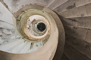 Wendeltreppe nach oben