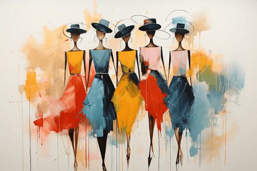 Kleurrijke vrouwen van Studio Allee