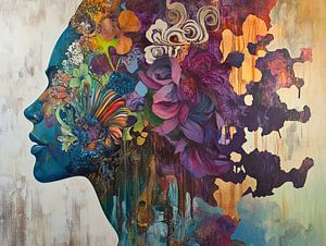 Profil de fleur | Femme fleur
