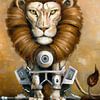 Robo-Löwe von Lions-Art