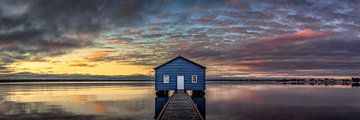 Perth's Boatshed à travers un kaléidoscope de couleurs. sur Remco van Adrichem