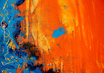 Abstract painting - Ravine view 4
