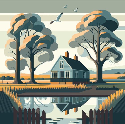 Paysage des Pays-Bas