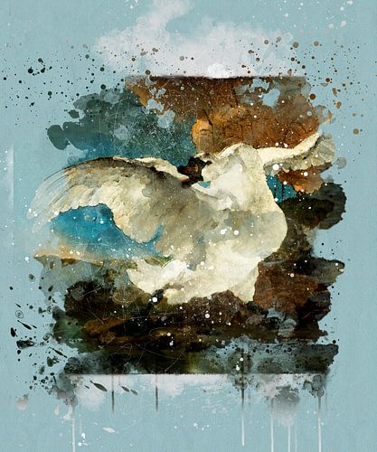 De bedreigde zwaan, Jan Asselijn