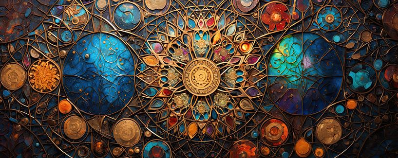 Modern Mandala Work 10950 by Abstract Painting