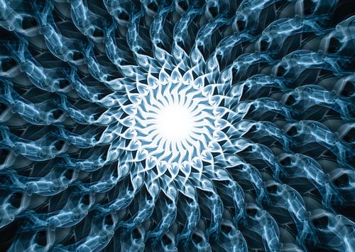 Smoke Art - Wiel van rookpluimen VI