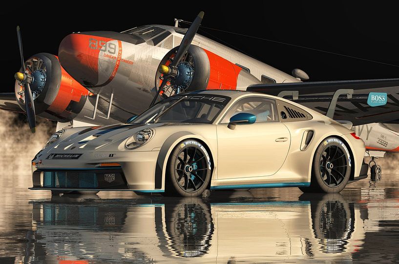 Porsche 911GT 3 RS - La voiture de course à grande vitesse par Jan Keteleer