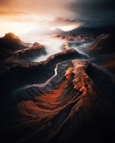 Utah von oben von fernlichtsicht