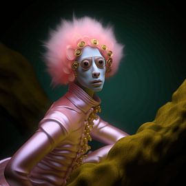 Portrait d'un personnage fantastique sur Ton Kuijpers