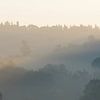 Tôt le matin dans les collines toscanes sur Annavee
