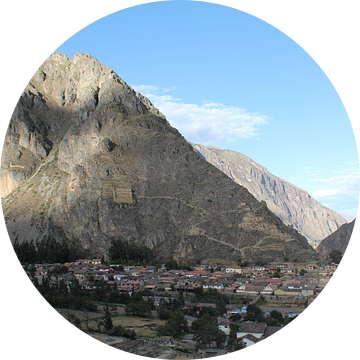 Gezicht in de berg - Peru van Berg Photostore