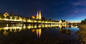 Regensburg blaue Stunde