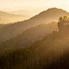 Lever de soleil en Suisse saxonne sur Nils Steiner