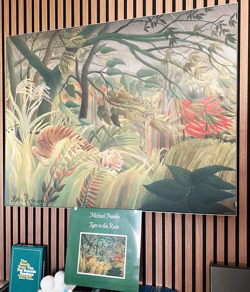 Customer photo: Tiger in a Tropical Storm (Surprised!), Henri Rousseau, on ArtFrame