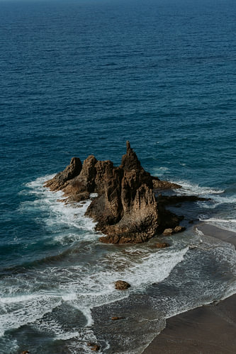 Reisfotografie “Playa del Sorocco” | Tenerife | Spanje | Strand | Blauw | Water | Fotografie | Foto Print | Zee